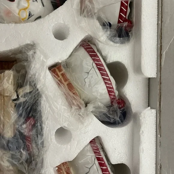 Vintage Dept 56 Storybook Collection Humpty Dumpty Nursery Rhyme Tea Set New - Picture 9 of 10